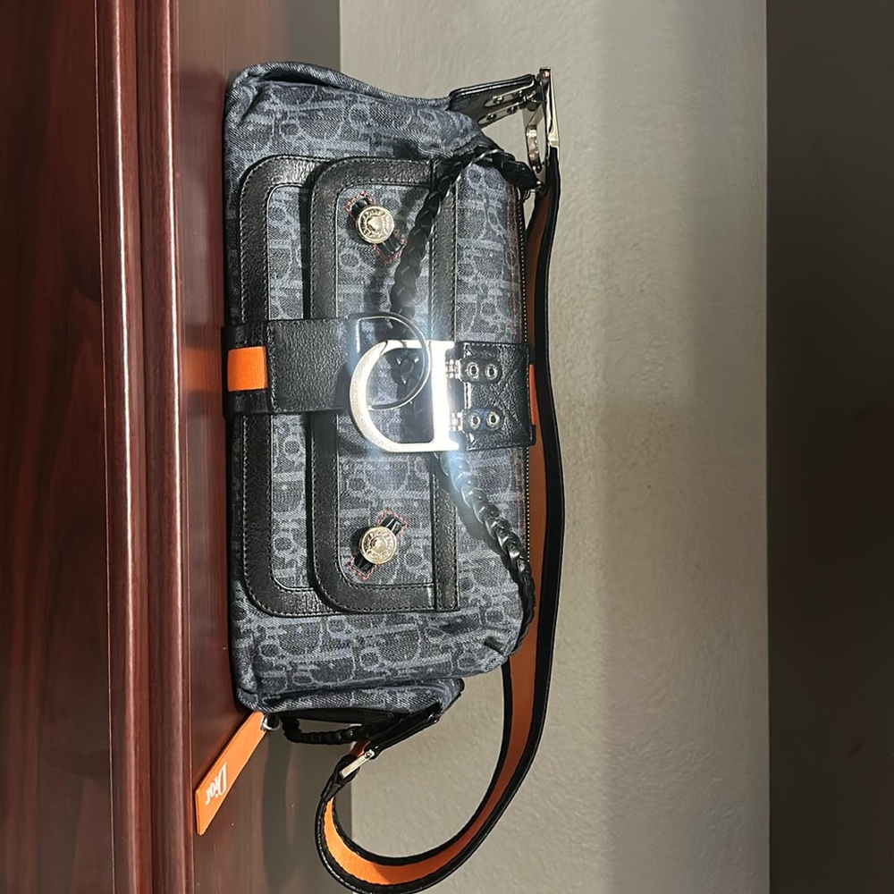 Christian Dior shoulder “flight” bag 2000s